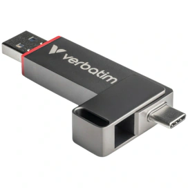 VERBATIM Memorie USB Verbatim 32040, USB-C/USB-A USB, 256GB, Gri - IT-Fashion.ro