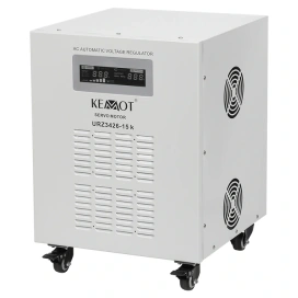 KEMOT Stabilizator de tensiune Kemot URZ3426-15K cu servomotor monofazat 15000 VA / 10500 W, 2 prize - IT-Fashion.ro