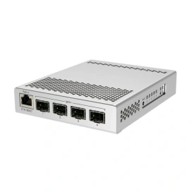 Mikrotik Switch Cloud Router 1 Gigabit, 4 SFP+ 10Gbps - MIKROTIK CRS305-1G-4S+IN, Silver - IT-Fashion.ro