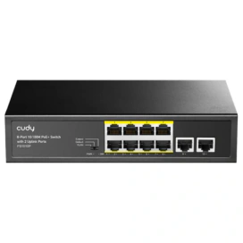 CUDY Switch Cudy FS1010P, 8 porturi, PoE - IT-Fashion.ro