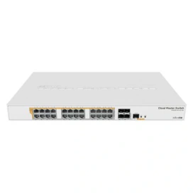 Mikrotik Switch MIKROTIK CRS328-24P-4S+RM, 24 porturi, PoE+, White - IT-Fashion.ro