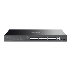 TP-LINK Switch Omada by TP-LINK ES228GP, 28 porturi (24 PoE+), Black - IT-Fashion.ro