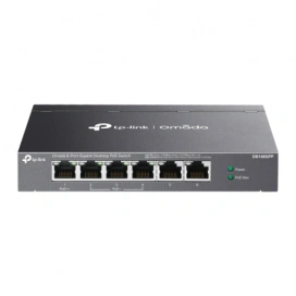 TP-LINK Switch TP-LINK DS106GPP, 6 porturi (3 PoE+, 1 PoE++), Black - IT-Fashion.ro