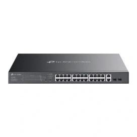 TP-LINK Switch TP-LINK ES228GMP, 26 porturi (24 PoE+), Black - IT-Fashion.ro