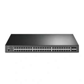 TP-LINK Switch TP-LINK Gigabit TL-SG3452XP, 48 porturi, PoE+, Black - IT-Fashion.ro