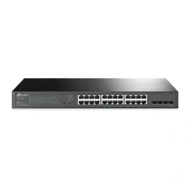 TP-LINK Switch TP-LINK JetStream TL-SG2428P, 24 porturi, PoE+, Black - IT-Fashion.ro