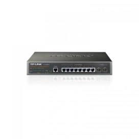 TP-LINK Switch TP-LINK JetStream TL-SG3210, 8 porturi, Black - IT-Fashion.ro