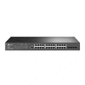 TP-LINK Switch TP-LINK JetStream TL-SG3428, 24 porturi, Black - IT-Fashion.ro