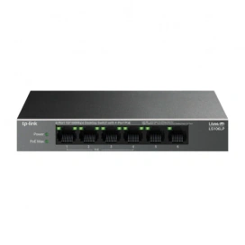 TP-LINK Switch TP-LINK LS106LP, 6 porturi (4 PoE+), Black - IT-Fashion.ro