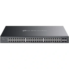 TP-LINK Switch TP-LINK SG2452LP, 52-Port Gigabit Smart Managed PoE+, 32 PoE+ Ports, 4 SFP Slots, 230W, Black - IT-Fashion.ro