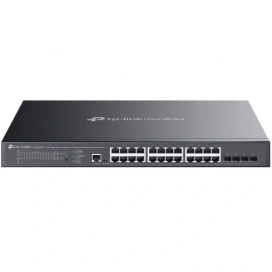 TP-LINK Switch TP-LINK SG3428XMPP, 24 porturi (16 PoE+, 8 PoE++), Black - IT-Fashion.ro