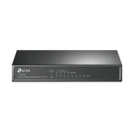 TP-LINK Switch TP-LINK TL-SF1008P, 8 porturi (4 PoE). Black - IT-Fashion.ro