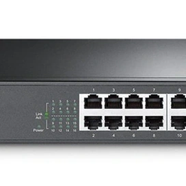 TP-LINK Switch TP-LINK TL-SF1016DS, 16 porturi, Black - IT-Fashion.ro