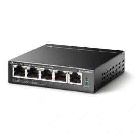 TP-LINK Switch TP-LINK TL-SG1005LP, 5 porturi (4 PoE+), Black - IT-Fashion.ro