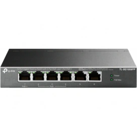 TP-LINK Switch TP-LINK TL-SG1006PP, 6 porturi (3 PoE+, 1 PoE++), Black - IT-Fashion.ro