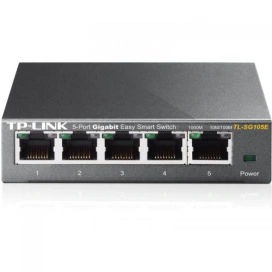 TP-LINK Switch TP-LINK TL-SG105E, 5 porturi, Black - IT-Fashion.ro