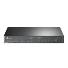 TP-LINK Switch TP-LINK TL-SG1210MPE, 8 porturi, PoE+, Black - IT-Fashion.ro