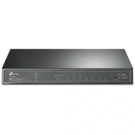 TP-LINK Switch TP-LINK TL-SG2008P, Smart Managed JetStream, 1Gbps, 62W PoE+, Black - IT-Fashion.ro