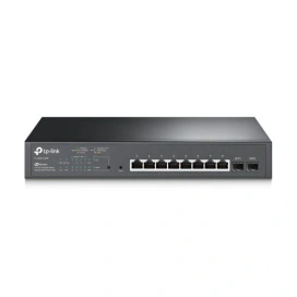 TP-LINK Switch TP-LINK TL-SG2210MP, 8xPOE+, 2 SFP, Black - IT-Fashion.ro