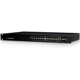 UBIQUITI Switch UBIQUITI EdgeSwitch ES-24-250W, 24 porturi, PoE, Black - IT-Fashion.ro