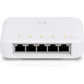 UBIQUITI Switch UBIQUITI Flex, 5 porturi (4 PoE+ out, 1 PoE++ in), White - IT-Fashion.ro