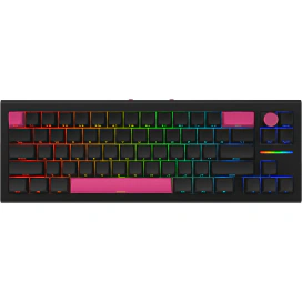 Nubi Tastatură Gaming NUBI NK68-PRO-WL-BL-ANSI, Wireless, Mecanică, Hot-Swappable, RGB, ANSI, Black - IT-Fashion.ro