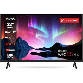 ALLVIEW Televizor LED Smart ALLVIEW 32WiPlay6301-H, 80 cm, WebOS, HD, Clasa E, Black - IT-Fashion.ro