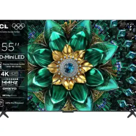 TCL Televizor Mini LED SMART TCL 55Q6C, 4K Ultra HD, 139cm, Negru - IT-Fashion.ro