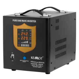 KEMOT UPS Kemot URZ3429B cu undă sinusoidală pură 1800W/2600VA, 24V DC, 2x Schuko - IT-Fashion.ro