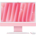 Apple All-In-One Apple iMac 4.5K Retina (2024) AIO Z1ES000XE, Apple M4 Deca Core, 24 inch, RAM 16GB, SSD 1TB, Apple M4 10 core, macOS Sequoia, INT KB, Pink - IT-Fashion.ro
