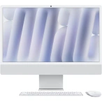 Apple All-In-One Apple iMac 4.5K Retina (2024) AIO Z1K1000Z5, Apple M4 Deca Core, 24 inch, RAM 24GB, SSD 1TB, macOS Sequoia, Silver - IT-Fashion.ro