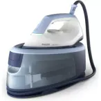 PHILIPS Stație de călcat cu abur Philips Seria 3000 PSG3000/20, 2400W, 6 bari, jet de abur 350 g, talpă ceramică, rezervor 1.4 L - IT-Fashion.ro
