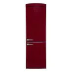 FRAM Combina frigorifica FRAM FC-VRR341BDE++, 340l, Iluminare LED, Less Frost, Clasa E, Burgundiu - IT-Fashion.ro