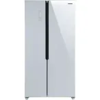 HEINNER Combina frigorifica side by side HEINNER HSBS-H442NFGWHE++, 442l, Full No Frost, clasa E, Sticla Alba - IT-Fashion.ro