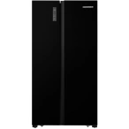 HEINNER Combina frigorifica side by side HEINNER HSBS-HS519NFBKE++, 519 L, Clasa E, Full No Frost, Inverter, Touch Control, Display LED, 178 cm, Negru - IT-Fashion.ro