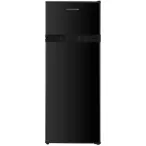 HEINNER Frigider cu doua usi HEINNER HF-H2206BKE++, 206 l, Termostat ajustabil, Clasa E, 143 cm, Negru - IT-Fashion.ro
