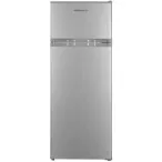 HEINNER Frigider cu doua usi HEINNER HF-H2206SE++, 206 l, Termostat ajustabil, Iluminare LED, Clasa E, 143 cm, Argintiu - IT-Fashion.ro