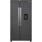 HEINNER Frigider Side By Side HEINNER HSBS-HM529NFINVDGWDE++, 529 L, Clasa E, Full No Frost, Gray - IT-Fashion.ro