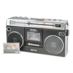ELECTROMURES Radio Casetofon Electromures EM 1013, Bluetooth, USB, TF, AUX, Negru - IT-Fashion.ro