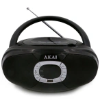 AKAI Radio portabil AKAI BM004A-614, 2 W, AM / FM, CD / CD-R / CD-RW, Black - IT-Fashion.ro