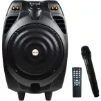 AKAI Boxă portabilă Akai SS023A-X10, 50W, Bluetooth, USB, SD, AUX, microfon wireless, negru - IT-Fashion.ro