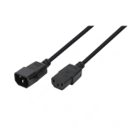 LOGILINK Cablu alimentare LOGILINK 1.8m C14 la C13, 10A, negru - IT-Fashion.ro