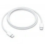 Apple Cablu Date si Incarcare APPLE USB-C - USB-C, 60W, 1m, White - IT-Fashion.ro