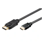 OEM Cablu OEM DisplayPort la HDMI tata 028-144, 3 metri, 4K, Directie semnal: de la DP la HDMI - IT-Fashion.ro