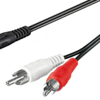 OEM Cablu OEM Jack 3.5mm la 2 x RCA tata 51650, 3 metri - IT-Fashion.ro