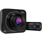 NAVITEL Kit camera auto DVR NAVITEL AR280, Full HD, 12 Mpx, GPS, Night Vision, 140°, Senzor G, camera spate HD, Black - IT-Fashion.ro