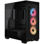 CORSAIR Carcasă CORSAIR 3500X RS-R ARGB, Mid-Tower, E-ATX, RGB, Tempered Glass, Black - IT-Fashion.ro