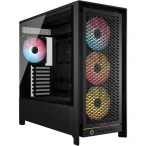 CORSAIR Carcasa CORSAIR 5000D FRAME RS ARGB, Mid-Tower, E-ATX/ATX/Micro-ATX/Mini-ITX, Tempered Glass, 3x RS120 ARGB PWM Fans, Black - IT-Fashion.ro