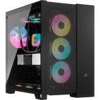 CORSAIR Carcasă CORSAIR 6500D Airflow, Mid-Tower, E-ATX, Dual Chamber, Black - IT-Fashion.ro
