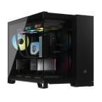 CORSAIR Carcasă CORSAIR iCUE Link 2500X RGB, Micro-ATX, Dual Chamber, Black - IT-Fashion.ro